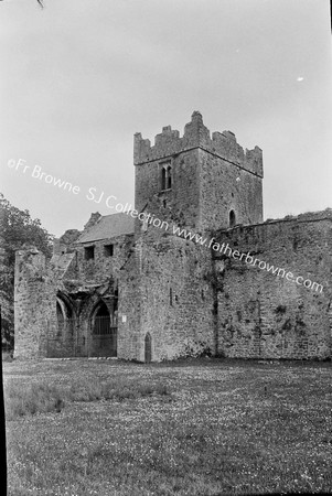 KILCOOLEY ABBEY TOWER & N.TRANSEPT FROM N.W.